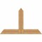Ekena Millwork Portland Timber Gable Bracket, Western Red Cedar, 48"W x 30"H x 1 1/2"D x 5 1/2"F, 15/12 Pitch GBW048X30X0206POR00SWR - alternate 1